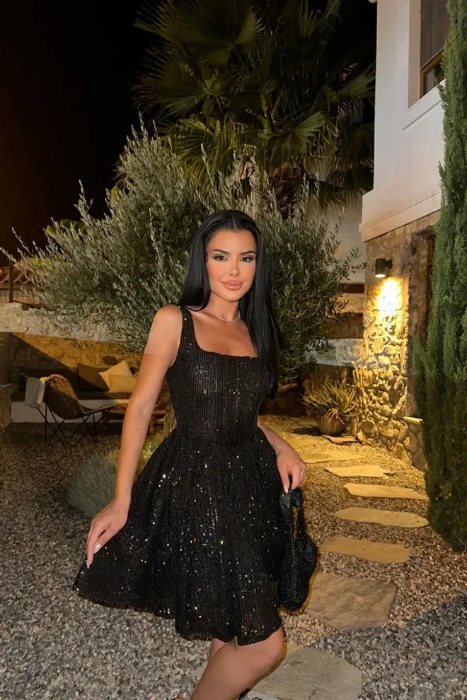Vestido Com Brilho
