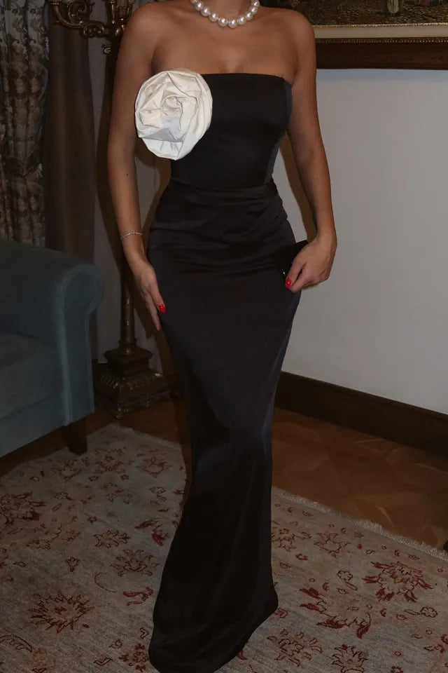 Vestido elegante e sofisticado Preto