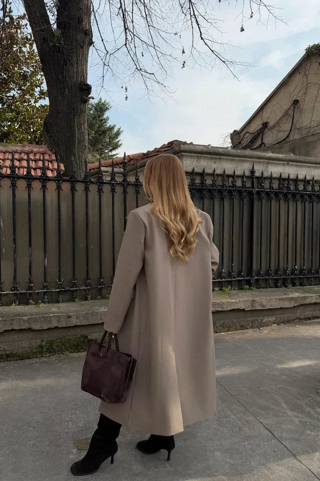 Casaco Gabardine Elegante