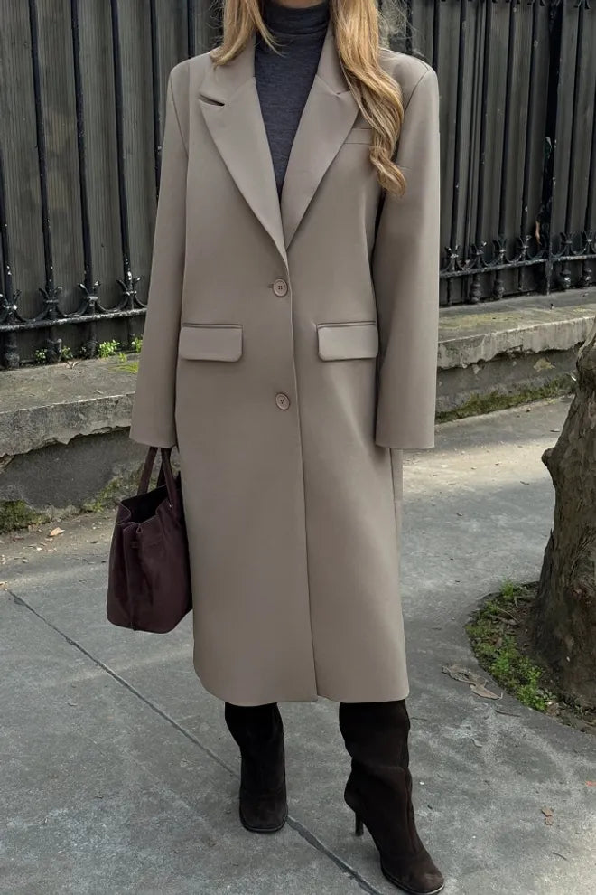 Casaco Gabardine Elegante