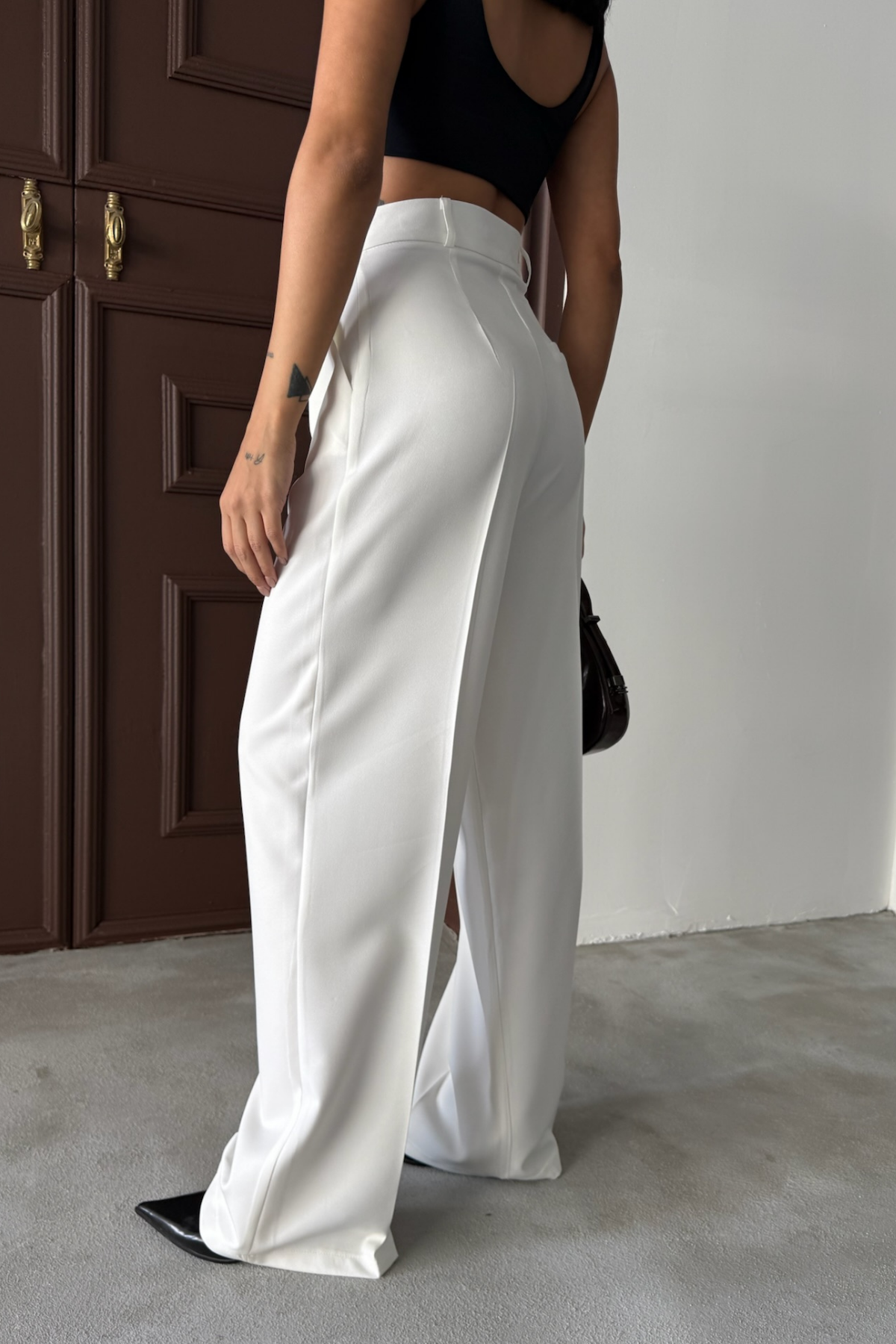 Calças com silhueta modeladora