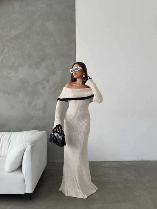 Vestido casual em renda
