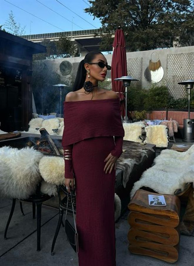 Vestido madonna elegante