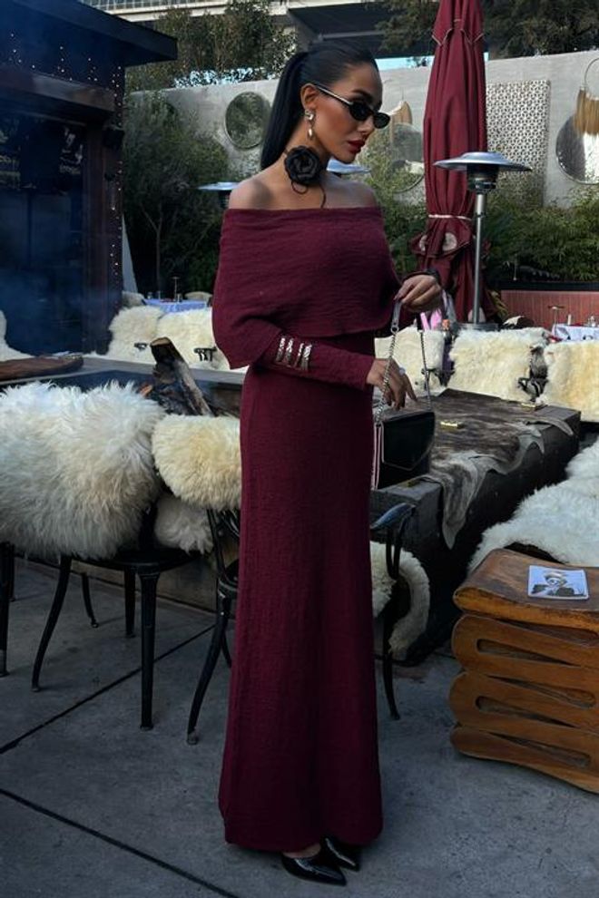 Vestido madonna elegante