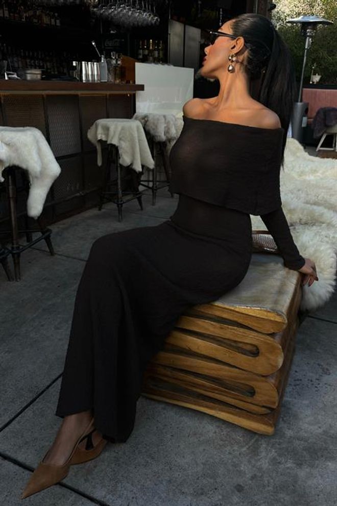 Vestido madonna elegante