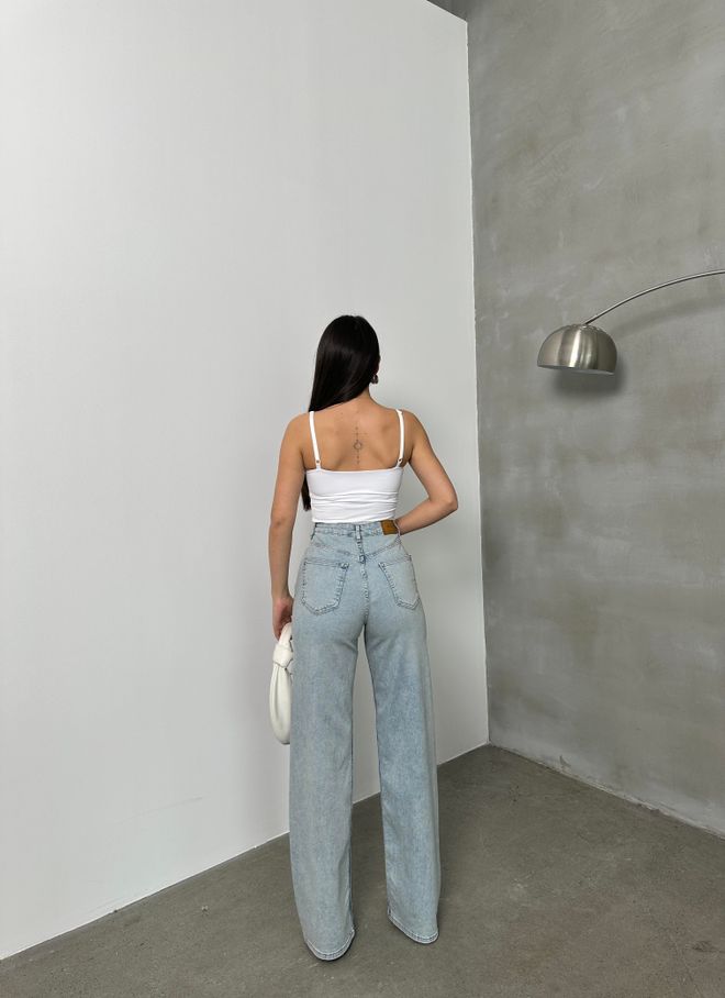 Jeans Femininos De Cintura Alta Folgada