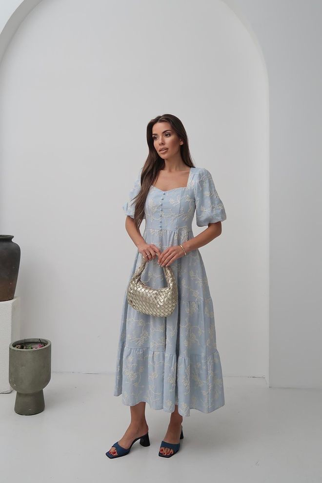 Vestido De Manga Balão