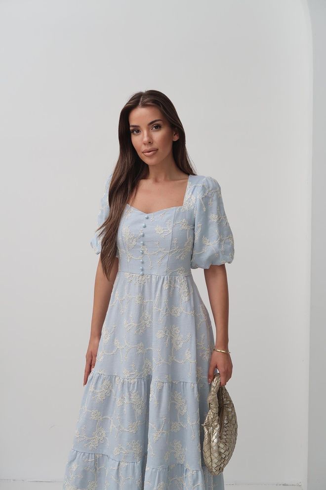 Vestido De Manga Balão