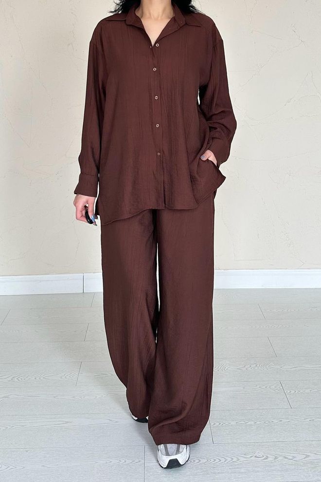 Conjunto De Camisa Alice E Calças Folgadas