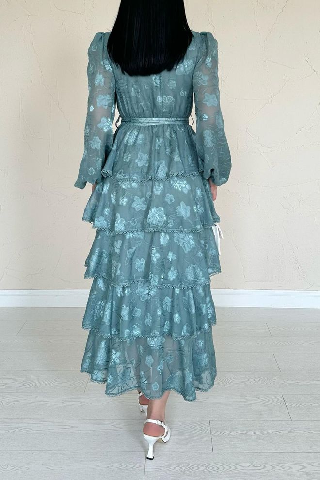 Vestido De Chão Listrado