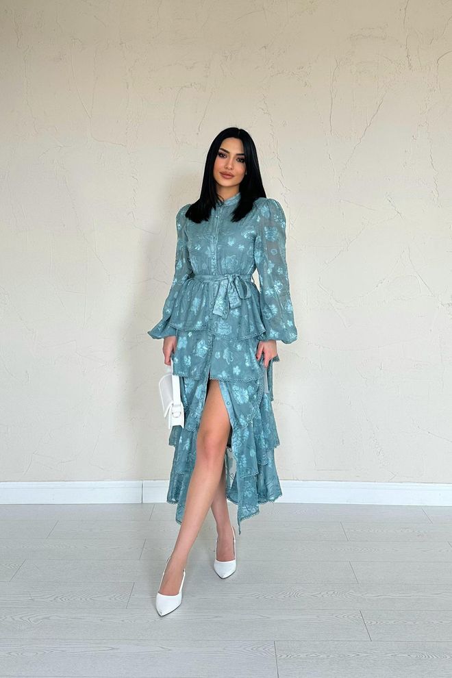 Vestido De Chão Listrado
