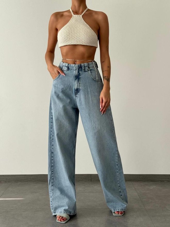 Calça Jeans Cintura Alta