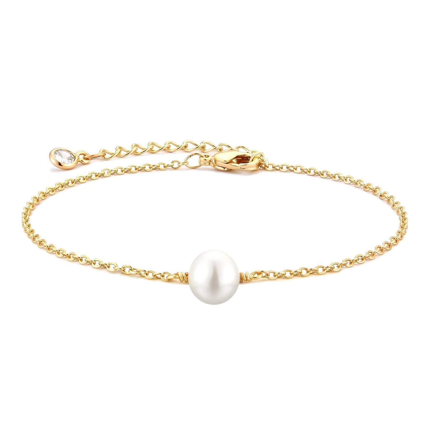 Pulseira, Aço banhado a ouro 18K