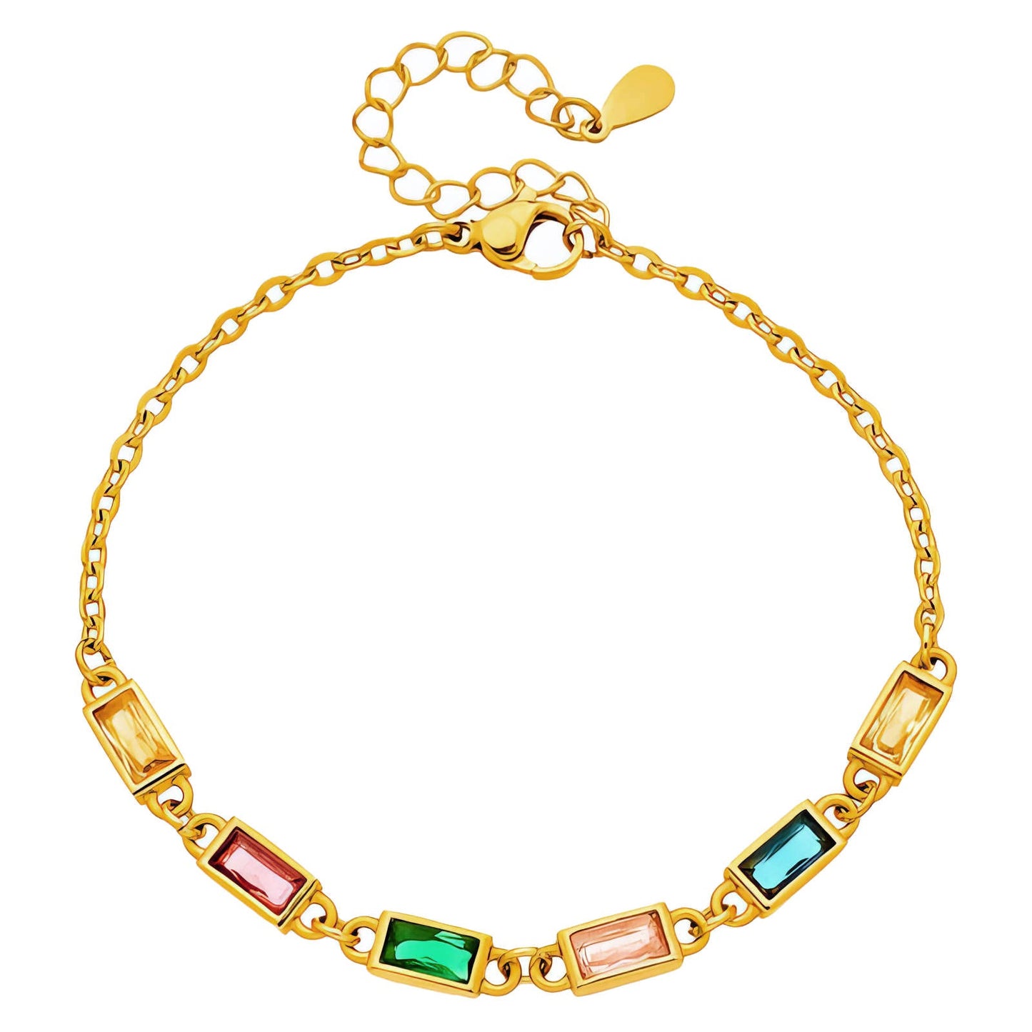 Pulseira, Aço banhado a ouro 18K