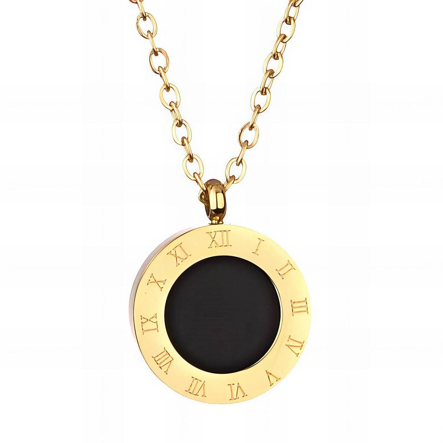 Colar, Aço banhado a ouro 18K