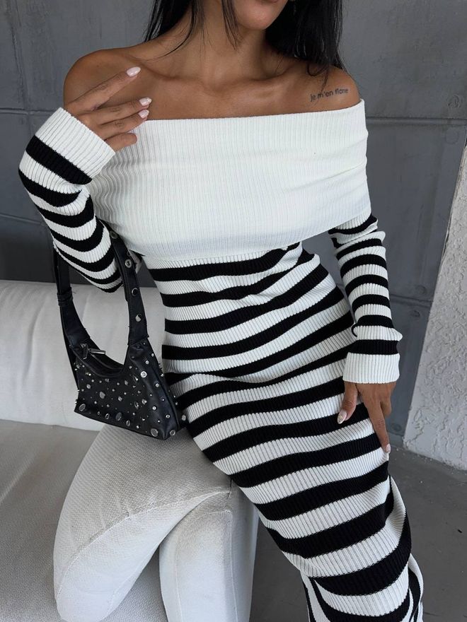 Vestido De Malha Madonna