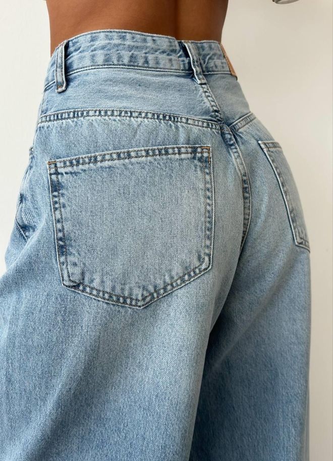 Jeans de perna extra Larga