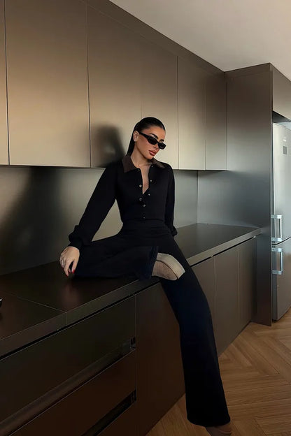 Macacão Bege Relaxed Luxe