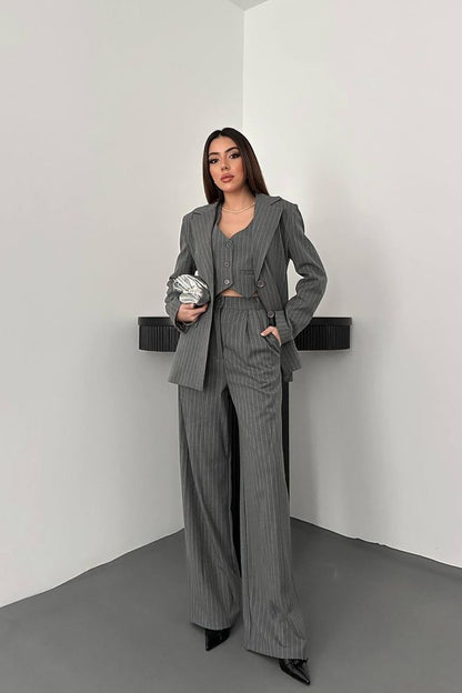 Conjunto Três Peças Bege