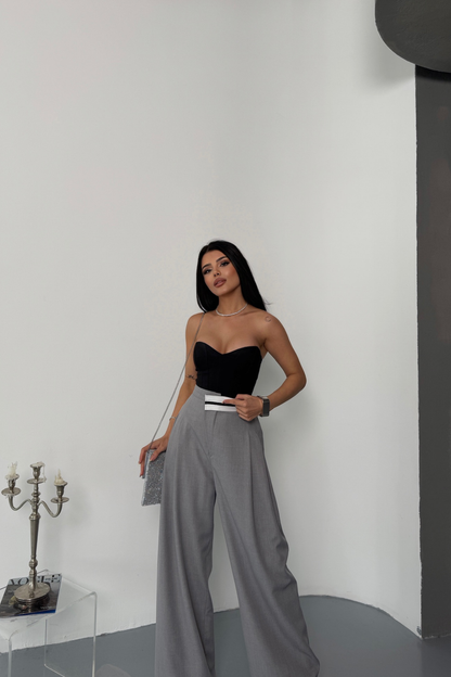 Calças com silhueta modeladora