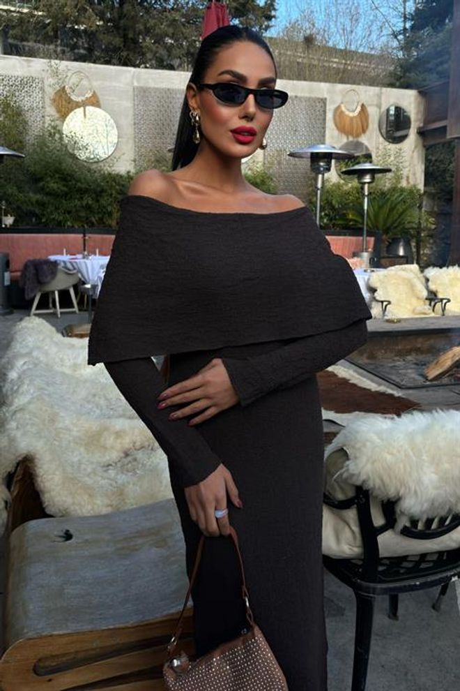 Vestido madonna elegante