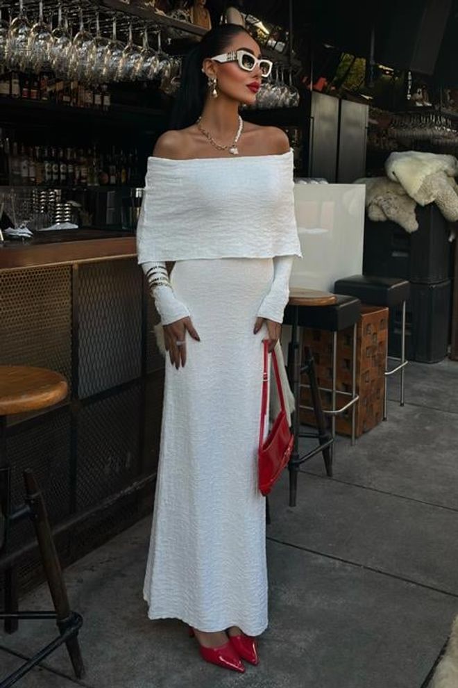 Vestido madonna elegante
