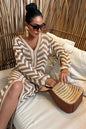 Vestido casual com pormenor de renda