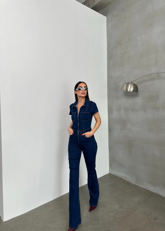 Macacão Jeans Rinse