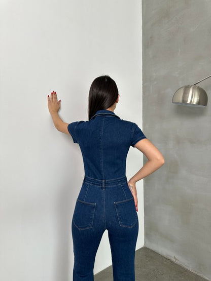 Macacão Jeans Rinse