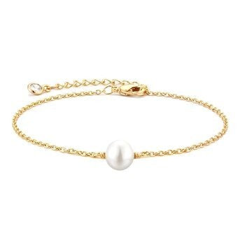 Pulseira, Aço banhado a ouro 18K