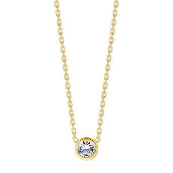 Colar, Aço banhado a ouro 18K