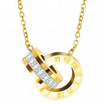 Colar, Aço banhado a ouro 18K