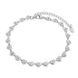 Pulseira "Coraçõezinhos", Aço inoxidável