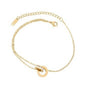 Pulseira, Aço banhado a ouro 18K