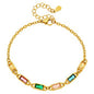 Pulseira, Aço banhado a ouro 18K