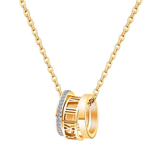 Colar, Aço banhado a ouro 18K