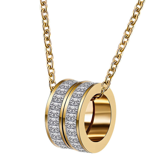 Colar, Aço banhado a ouro 18K