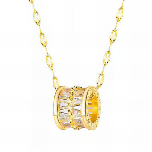 Colar, Aço banhado a ouro 18K