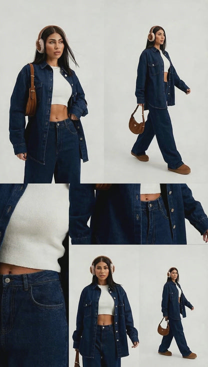 Conjunto Ganga Azul Escuro